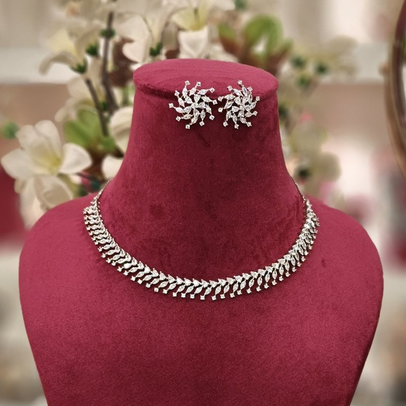 Raveena AD Necklace Set