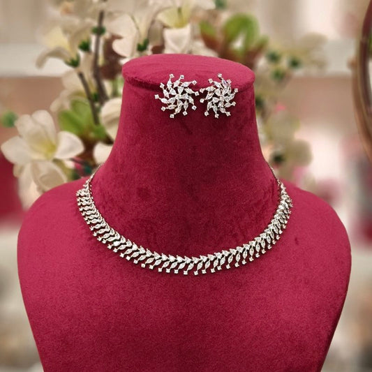 Raveena AD Necklace Set