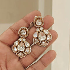 Abela Moissanite Polki Earrings