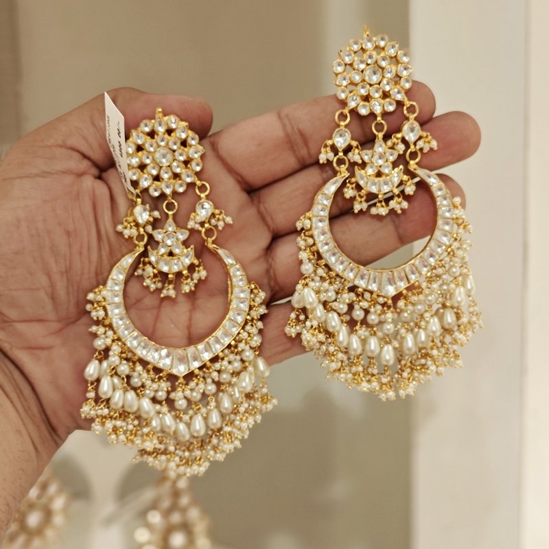 Ambica long chaandbali earrings