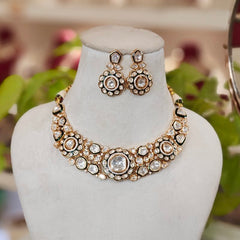 Rivayat Polki Neckline Set