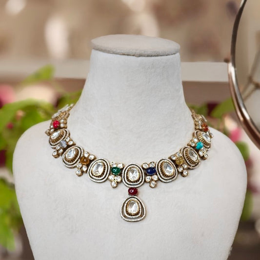 Vedita necklace polki set