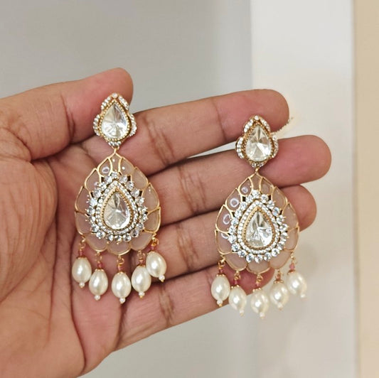 Ameena polki earrings