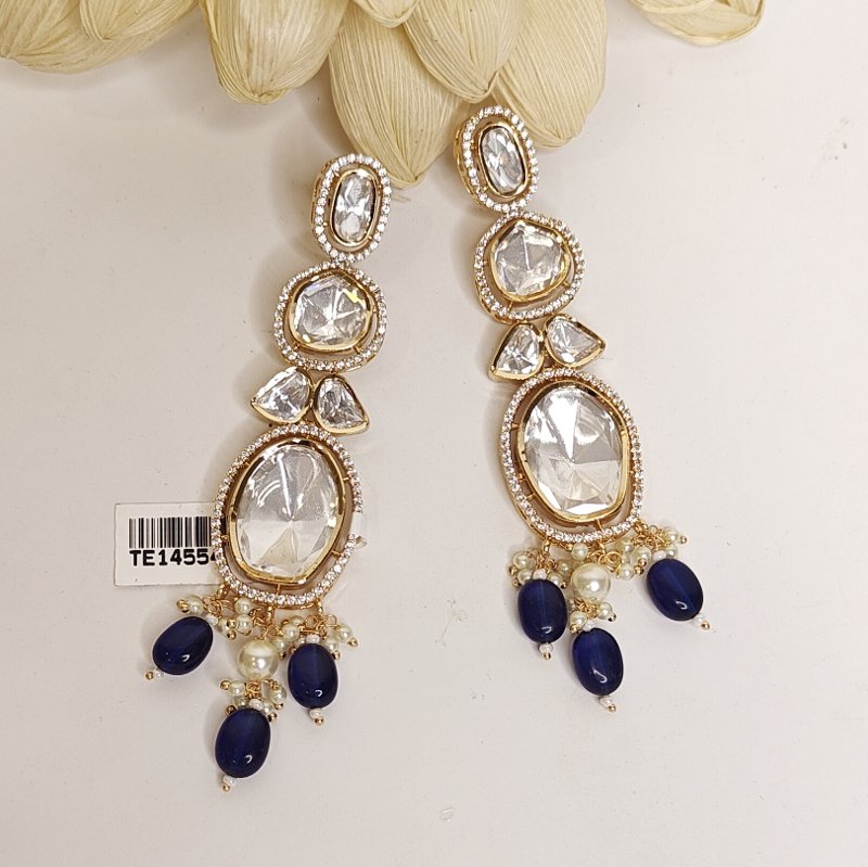 Almeda polki danglers (Blue)