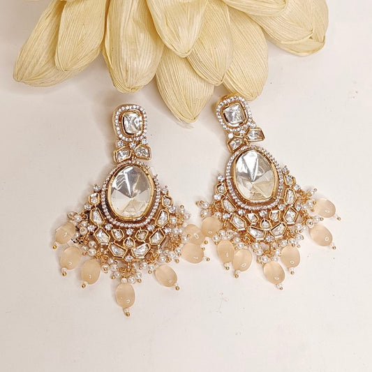 Aria polki earrings (Pearls)