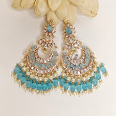 Jhanvi Polki Chaandbali Aqua