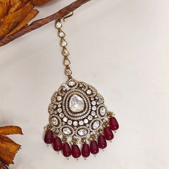 Anamika Moissanite polki Tikka