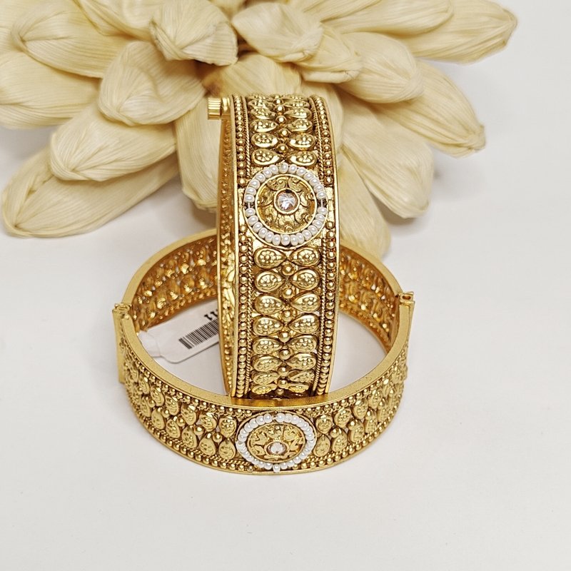 Neha Antique Gold Plated bangles