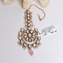 Aarti kundan Tikka (Pink)