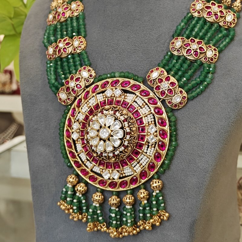 Mahira Antique Kundan Polki Set