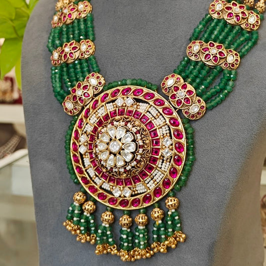 Mahira Antique Kundan Polki Set