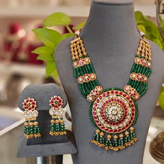 Mahira Antique Kundan Polki Set