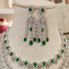 Ellena Green Necklace set