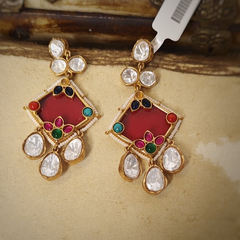 Anaha uncut polki earrings
