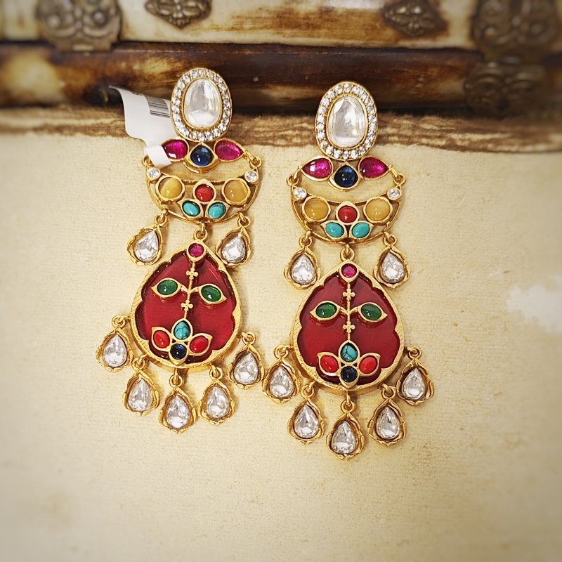 Antara uncut polki earrings