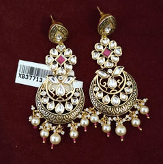 Rabia uncut polki earrings