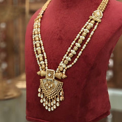 Nargis Antique gold plated set