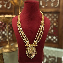 Nargis Antique gold plated set