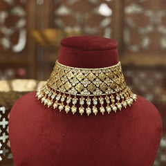 Aradhaya antique choker set