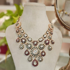 Raasa Polki Pendent Set