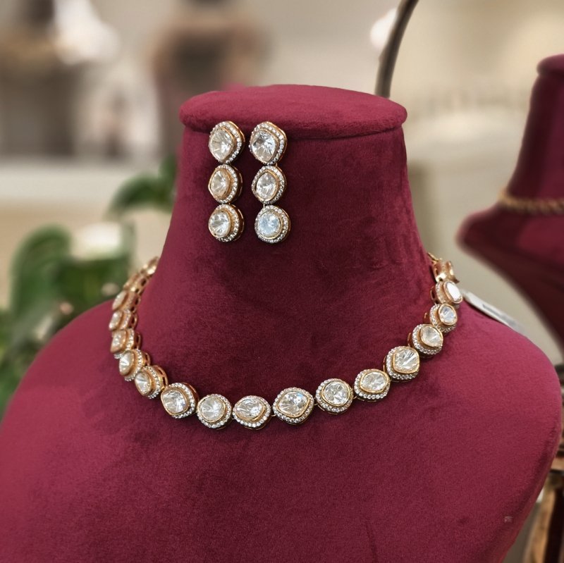 Erica Polki Neckline set