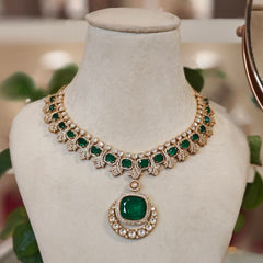 Amera doublet Polki Neckline Set