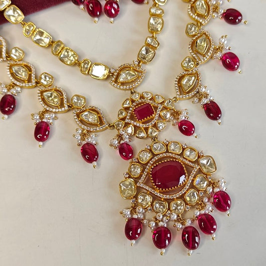 Aamairaa Moissanite necklace set