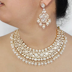 Aalekhaa Polki Neckline set