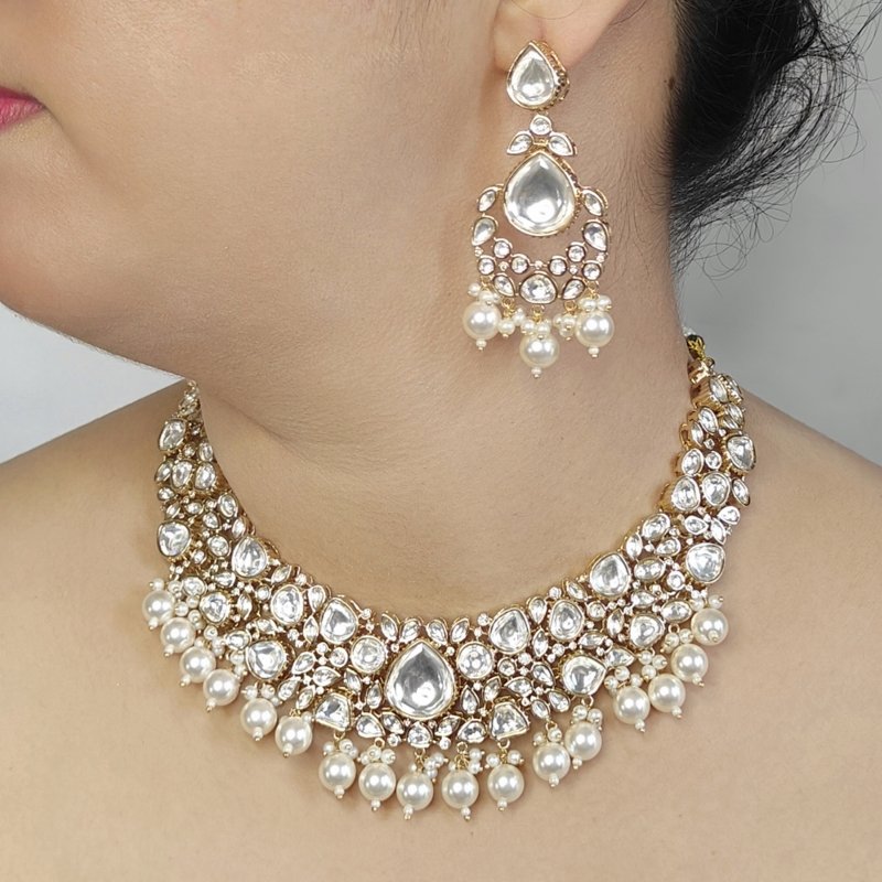 Tarika Polki Neckline set