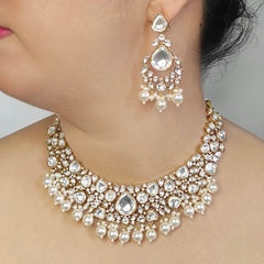 Tarika Polki Neckline set