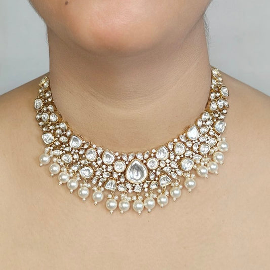 Tarika Polki Neckline set