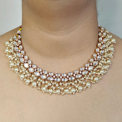 Amaira Polki Neckline set