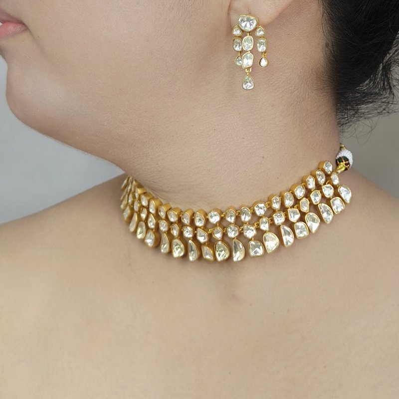 Areena Moissanite necklace set