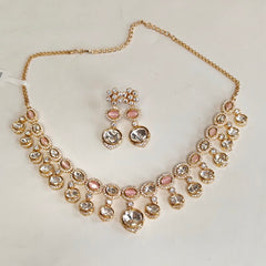 Kerthi Polki Set(PINK)