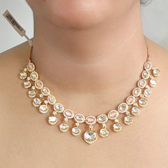 Kerthi Polki Set(PINK)