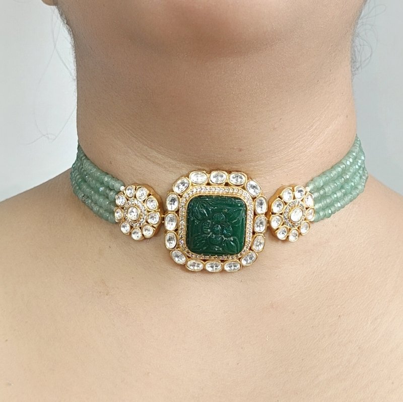 Arham emerald coloured Set
