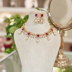 Meher Moissanite necklace set