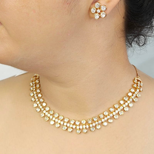 Mehak Polki Neckline set