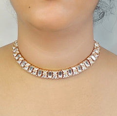 Bella Polki Neckline set