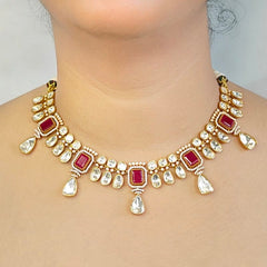 Meher Moissanite necklace set