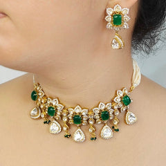 Sasha Moissanite polki choker