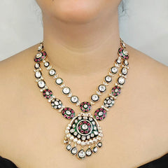 Raasaa Polki Pendent Set