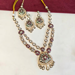Raasaa Polki Pendent Set