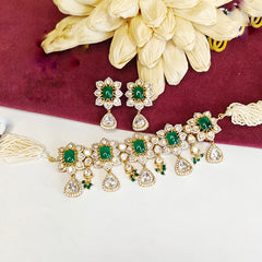 Sasha Moissanite polki choker