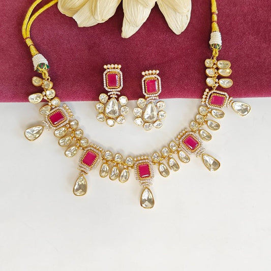 Meher Moissanite necklace set