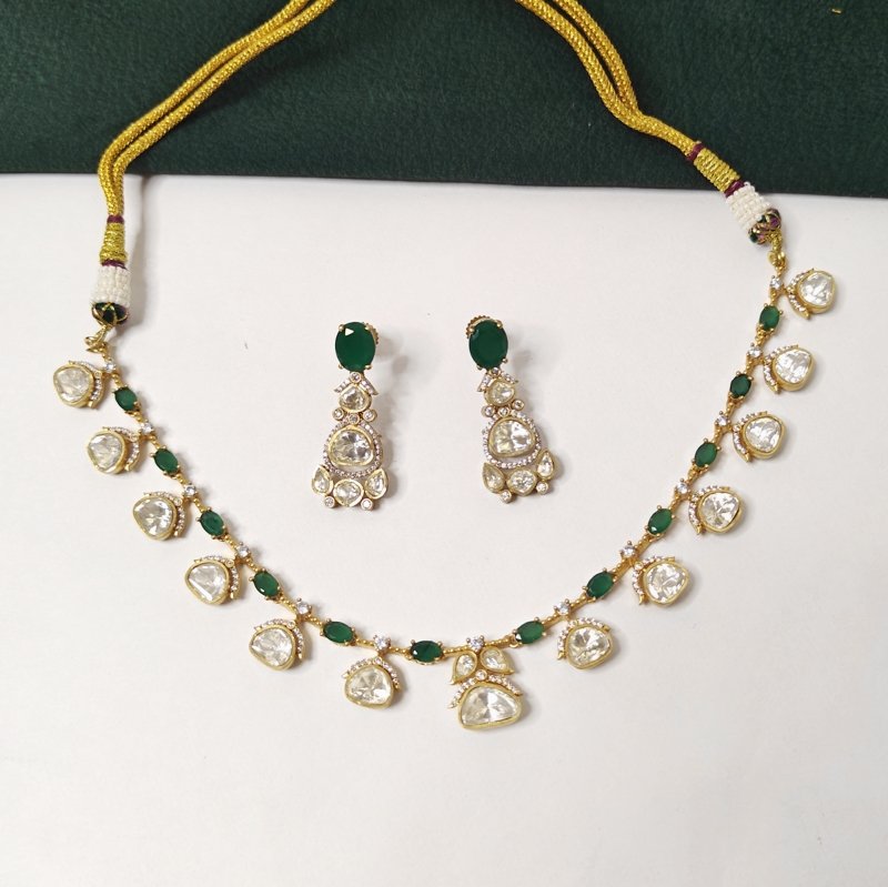 Narol Moissanite necklace set