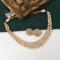 Aabhaa Moissanite necklace set