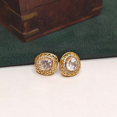 Sarangi Polki Neckline set