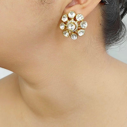 Lavanya polki studs