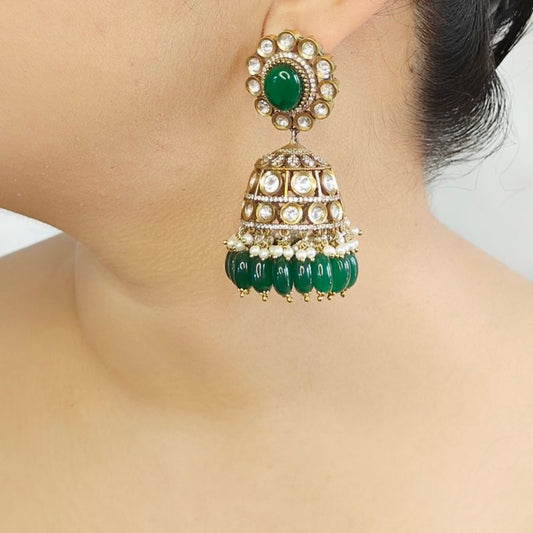 Charu polki jhumka